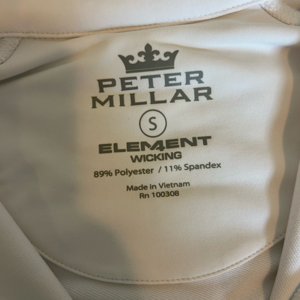 White Half-Zip Pullover By Peter Millar - image 2